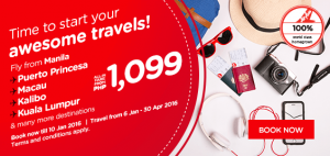 AirAsia Airlines Philippines Promotions January 2016 - awesome travels